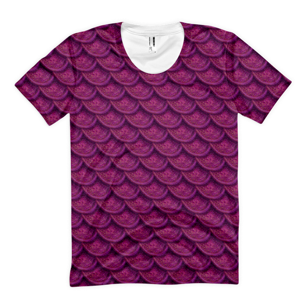 Pink Mermaid Scales Women's Tee